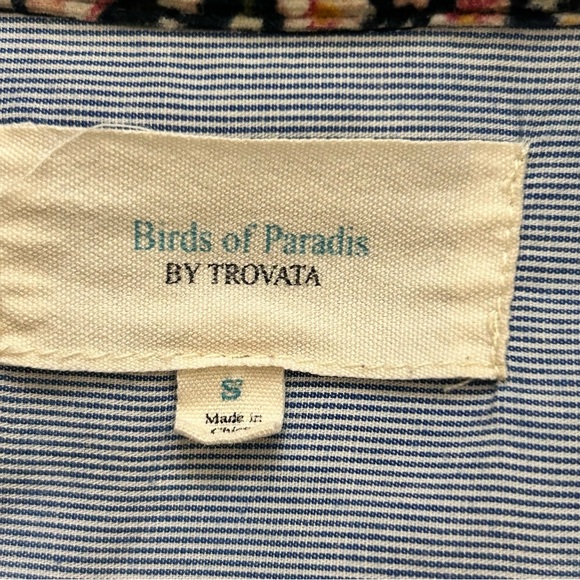 Birds Of Paradise By Trovata Long Sleeve Button Down Corduroy Shirt - Picture 3 of 8